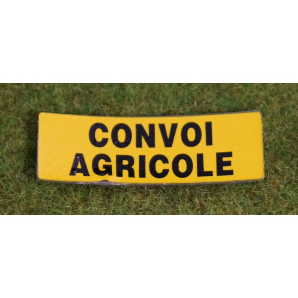 Sécurité Routière Panneau Convoi Agricole 2 Lignes - Signalisation Sécurité Routière Panneau Convoi Agricole 2 Lignes - Signalisation