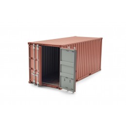 Container 20 pieds Terracotta