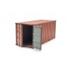 Container 20 pieds Terracotta