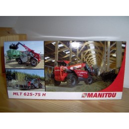 Manitou MLT 625-75 H + pince à balles rondes