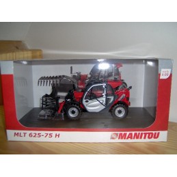 Manitou MLT 625-75 H + pince à balles rondes