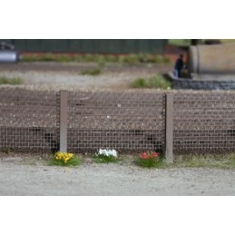 Lot de 105 touffes d'herbe en fleurs