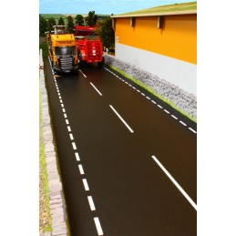 Tapis route 2 voies peintes