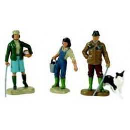 3 personnages + 1 chien
