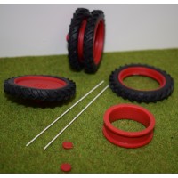 Kit Jumelage Arrière 60 mm Rouge - Artisan32 - 1:32
