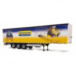 Semi remorque rideaux 3 essieux PACTON "New Holland"