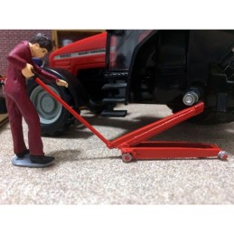 Cric hydraulique Rouge 4,5 CM x0.6 cm